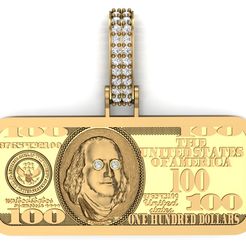 A.jpg STL file Dollar Pendant・Model to download and 3D print