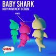 PE CU ATs Ce Baby shark movement