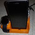 20180201_183844.jpg STL file iPhone and Apple Watch charging support・3D printer model to download