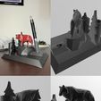 7759e488bf0fb4e73c455ccf17e6ee19.jpg 3D Printable Wolf Diorama Pen Holder - Add a Touch of the Wild to Your Desk
