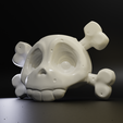 1.png Flowerpot / Flowerpot / stylized skull