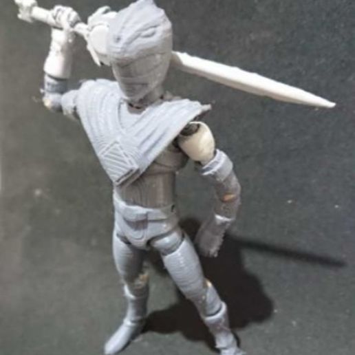 green rangers 3.75 inch 3D model