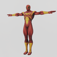 Renders0018.png IRon Spiderman Spiderman Spiderverse Lowpoly Textured