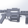 4.png MGL-140 Multiple Grenade Launcher pack 3D print model