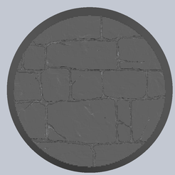stone-base.png Round base 25mm cobblestone/stone