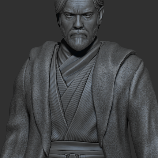 Render5.png Télécharger fichier STL Impression 3D d'Obi-Wan Kenobi • Modèle pour impression 3D, CarlosE