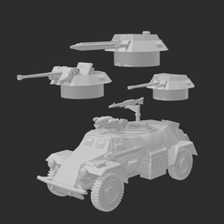 1.png Free STL file Sd.Kfz. 222 & Jagdhund for Dust Warfare 1947・3D printable design to download
