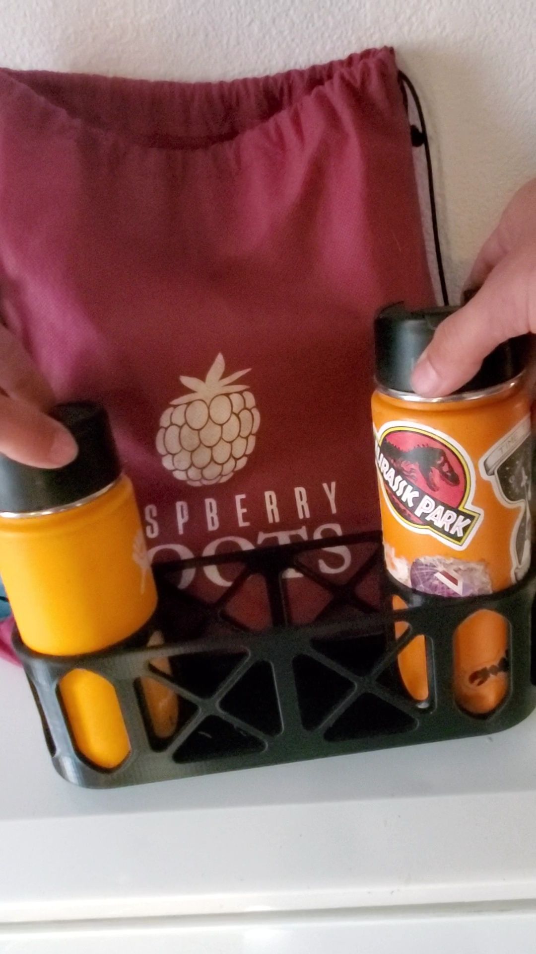 STL file Drawstring bag cup holder・Design to download and 3D print・Cults