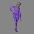 5.jpg Animated Naked Elf Woman-Rigged 3d game character Low-poly 3D