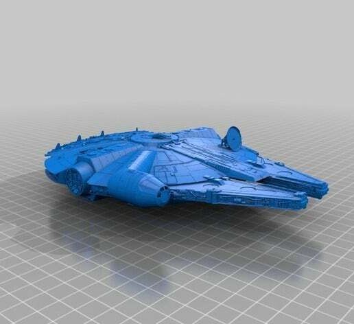 6306bfd8a1b4c8310b262fc3375bfd28_preview_featured.jpg Star Wars Millennium Falcon for SLA print