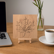 maple.png Maple Leaf CNC Relief - STL 3D Model for Wood Carving | CNC Router Digital File (Personal Use)