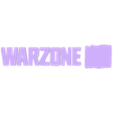 WZLettersWhite.STL Warzone 2.0 Dual or Single Keychain