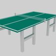 PingPongDeskView1.jpg Ping Pong Desk 3D Models (Type A & B)
