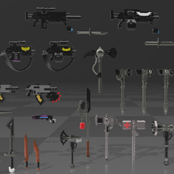 Custom-JT-1-18-Gear.png Бесплатный 3D файл Новое пользовательское 1/18 оружие ближнего боя и болтеры・Идея 3D-печати для скачивания