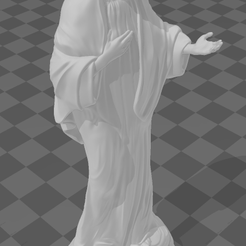 fot-1.png VIRGIN MARY STL WITH CUTS AND CROWN + BASE