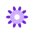 final_idler_gear_Spur_Gear_10_teeth__X3.stl Single motor steerable IR controlled robot toy