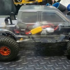 20210510_164629.jpg Free STL file Long travel shock mounts for Axial SCX10 2・3D printable design to download