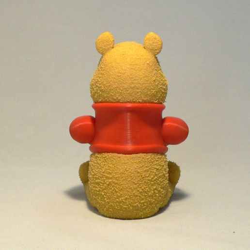 pooh back1.jpg Free 3D file Winnie the Pooh・3D printing idea to download, reddadsteve
