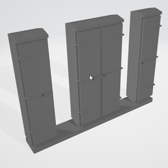 5FootRelayBoxes.png 4mm Scale 5' / 1500mm Lineside Relay Box