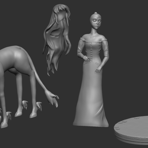 Lady Amalthea OBJ File for 3D printingCults