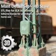 db-overhead-line-switch-box-1959-ho-scale.jpg H0 Mast Detail Set - Foundation Base - DB Switch Box 1959