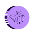 bat01.stl Carimbo - Animais 4
