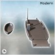 5.jpg Set of two assault boats with ferry and wooden boat (2) - Modern WW2 WW1 World War Diaroma Wargaming RPG Mini Hobby