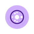 Unimat3_with_UnimatSL_thread_pattern_adapter_boss_plain_4.5mm_holes.stl Emco Unimat 3 low and high speed pulley set
