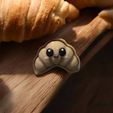 646860940_10164204546609548_5927676883708492636_n.jpg Happy Little Croissant Clicker Fidget and Keychain