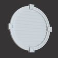 5.2.jpg 99 polyurethane Round Gable Vents 3D model