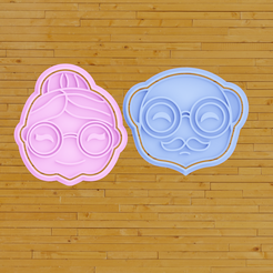 untitled.png STL-Datei COOKIE CUTTER Großvater Großmutter Familie・Modell zum Herunterladen und 3D-Drucken