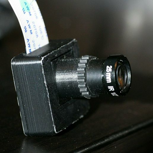 IMG_8385.JPG RPi Cam v2 için M12 Bağlantı Parçası (mod)