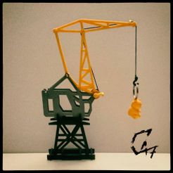 Cranosaurus_updated.jpg Free STL file Crane for assembling・Design to download and 3D print