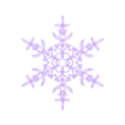 Snow30.stl Snowflake
