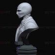 04.jpg MR Knight Bust - Moon Knight TV series - Marvel Comics 3D print model