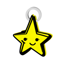 star-1.png JOLLY CHRISTMASS STAR KEYCHAIN / EARRINGS / NECKLACE