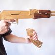 Ln A A i ee AK47 Kalashnikov AK-47 Weapon fake training gun