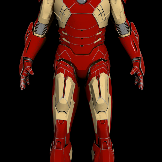 Free OBJ file Iron man・3D print design to download・Cults