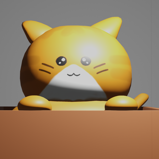catinbox_01.png Archivo OBJ Cat in box・Design para impresora 3D para descargar, Mayfven