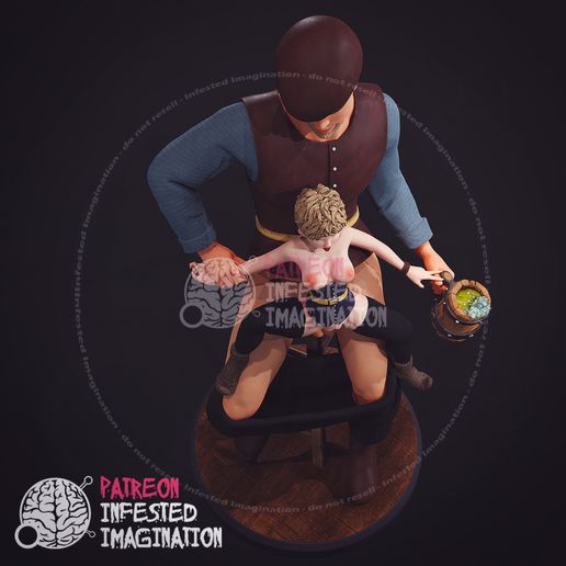 TAVERN-5.jpg Tavernenmann mit Elfen-Hentai-Skulptur