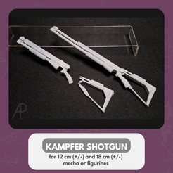 1.png 3D file KAMPFER SHOTGUN CUSTOMIZE WEAPON EQUIPMENT FOR GUNDAM / FRAME ARMS / 30MM / 30MS / MODEL KIT ETC.・3D print object to download