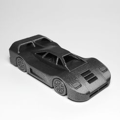 1.jpg Download free STL file Print-in-Place Race Car • 3D print design, budinavit