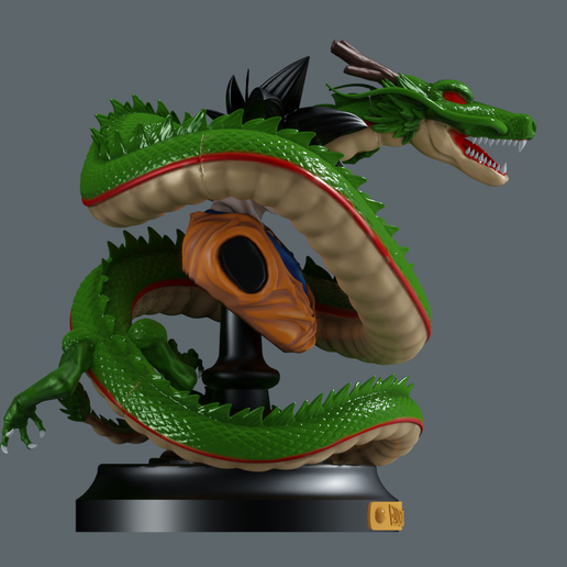 Schermata-2022-03-07-alle-17.44.48.png Dragonball Shenron Statue - Archivo de impresión 3D STL Modelo de impresión 3D