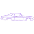 nova 1972.stl Wall Silhouette: Chevrolet Set