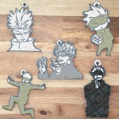 Pack-1.png Gojo - Jujutsu Kaisen Key Rings