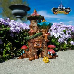 FairyonsidewalkwithLogo.jpg 3D file Fairy Dice Tower - SUPPORT FREE!・3D printable model to download, Kimbolt
