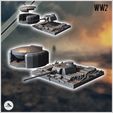 1-PREM.jpg Set of bunker and blockhouse for artillery piece with buried Panther Ausf. D turret (23) - Germany Eastern Western Front Normandy Stalingrad Berlin Bulge WWII