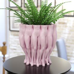 Beautiful-legs-high-heels-Pot-planter.jpg STL file Beautiful legs high heels Pot planter・Template to download and 3D print