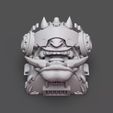 cyber_ogre_keycap_2.jpg Pack 3 Keycaps of Cyber Samurai , Cyber Ogre ,Cyber Trooper  - DIGITAL FILES FOR 3D PRINTING - KEYCAP FOR MECHANICAL KEYBOARD