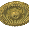 ceiling-decor-07 v5-02.png real 3D Relief Round Rope Rosette For CNC building decor ceiling or wall mounting for decoration "ceiling-decor-07" 3d print